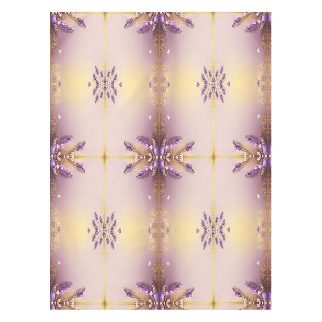 Golden Lavender Schmidt Stationery Tischdecke (Vorderseite)