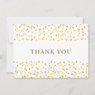 Golden Liebe Herzlichen Dank Dankeskarte