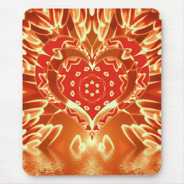 Golden Liebe Petals Mousepad (Vorne)