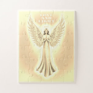Golden Light Healing Engel 30 Piece Puzzle