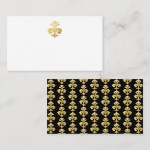 Golden Lilie Damask Empfang Platzkarte