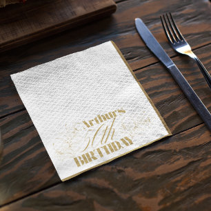 Golden Lilies theme Erwachsene Party Serviette