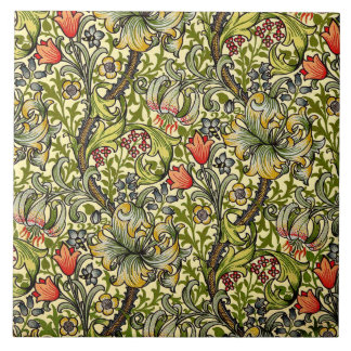 Golden Lily Morris Design Keramiken Fliese