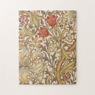 Golden Lily Muster Version 2 von William Morris Puzzle