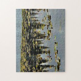 Golden Lily Pads Puzzle