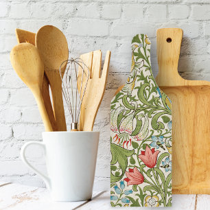 Golden Lily Wildblumen William Morris Schneidebrett