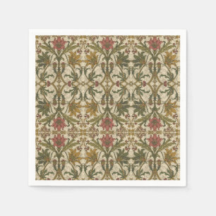 Golden Lily Wildblumen William Morris  Serviette