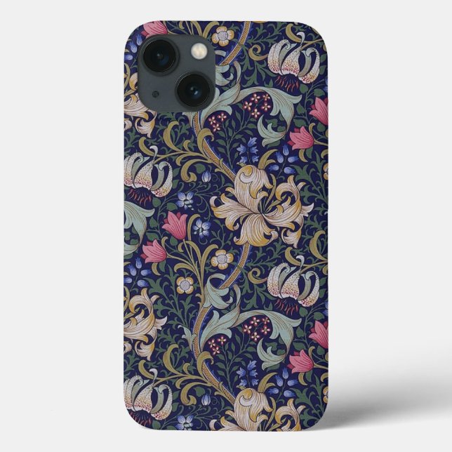 Golden Lily, William Morris Case-Mate iPhone Hülle (Rückseite)