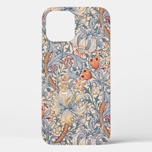 Golden Lily, William Morris Case-Mate iPhone Hülle (Rückseite)