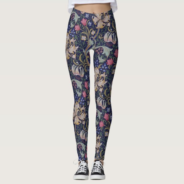Golden Lily, William Morris Leggings (Vorderseite)