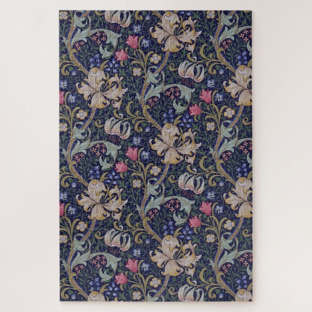 Golden Lily, William Morris Puzzle (Vertikal)