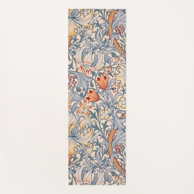 Golden Lily, William Morris Yogamatte (Vorderseite)