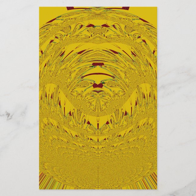 Golden Lion Head Printwerbung Briefpapier (Vorderseite)