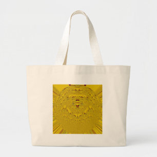 Golden Lion Head Printwerbung Jumbo Stoffbeutel
