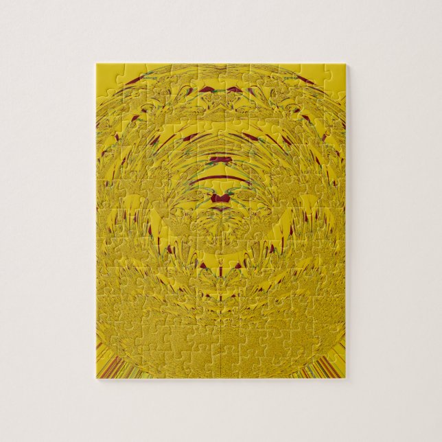 Golden Lion Head Printwerbung Puzzle (Vertikal)