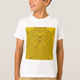 Golden Lion Head Printwerbung T-Shirt