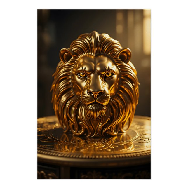 Golden Lion Majesty Poster (Vorderseite)