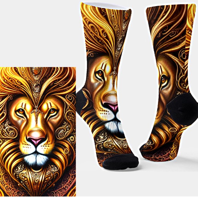 Golden Lion Socken (Von Creator hochgeladen)