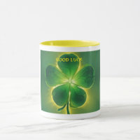 Golden Lucky Clover Glow Viel Glück