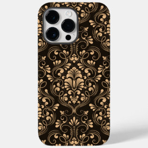Golden Luxury Damask Case-Mate iPhone 14 Pro Max Hülle