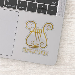 Golden Lyre Aufkleber