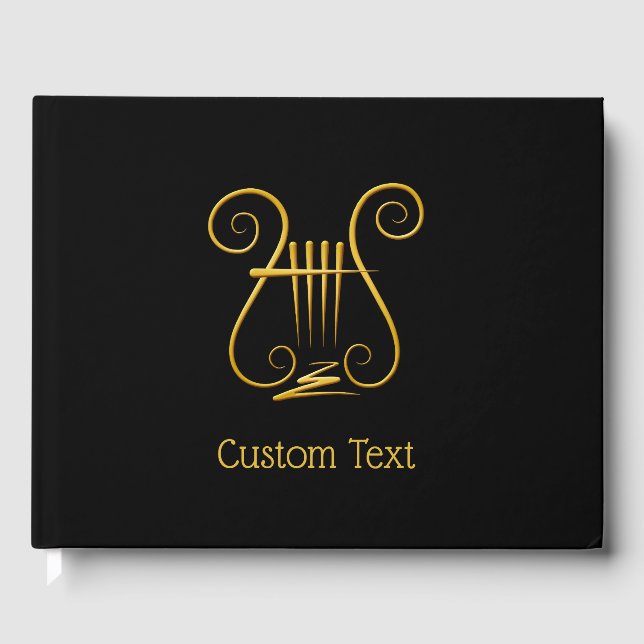 Golden Lyre Gästebuch (Vorderseite)