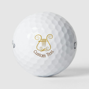 Golden Lyre Golfball