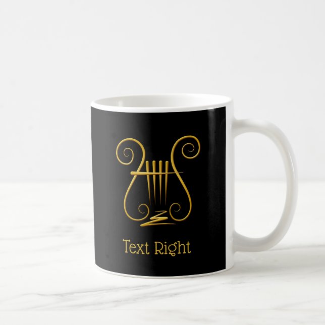 Golden Lyre Kaffeetasse (Rechts)