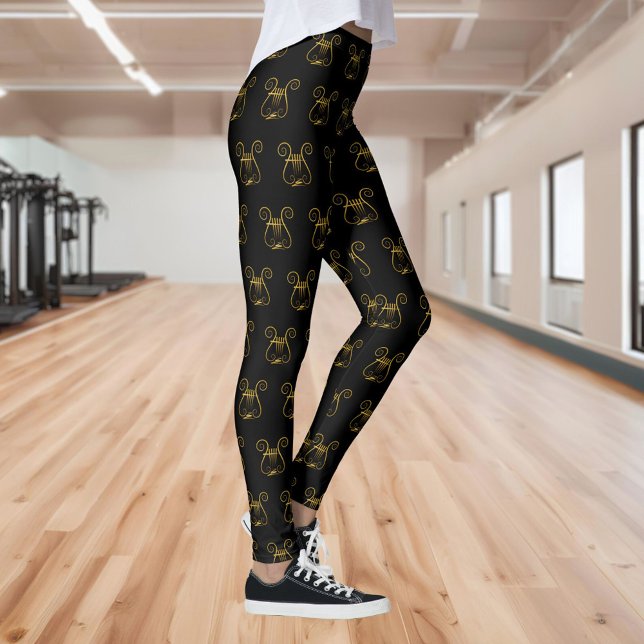 Golden Lyre Leggings (Von Creator hochgeladen)