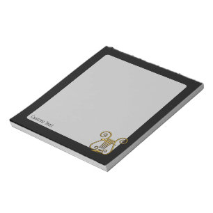 Golden Lyre Notizblock