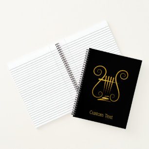 Golden Lyre Notizbuch