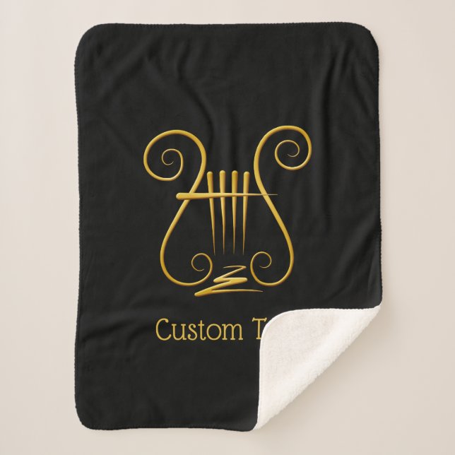 Golden Lyre Sherpadecke (Vorderseite)