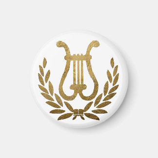 Golden Lyre tote Magnet