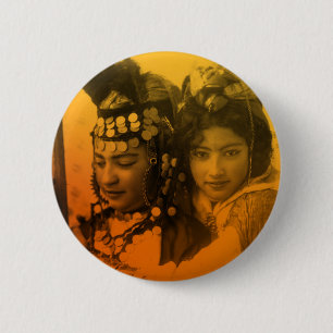 Golden Maghreb Ouled Naïl Berber Girl Female Frau Button