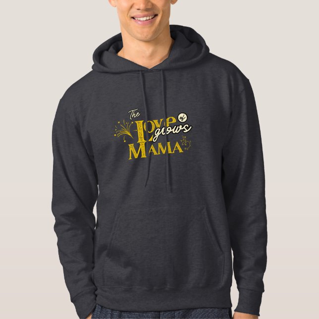 Golden Mama Bear Love Grows Hoodie (Vorderseite)
