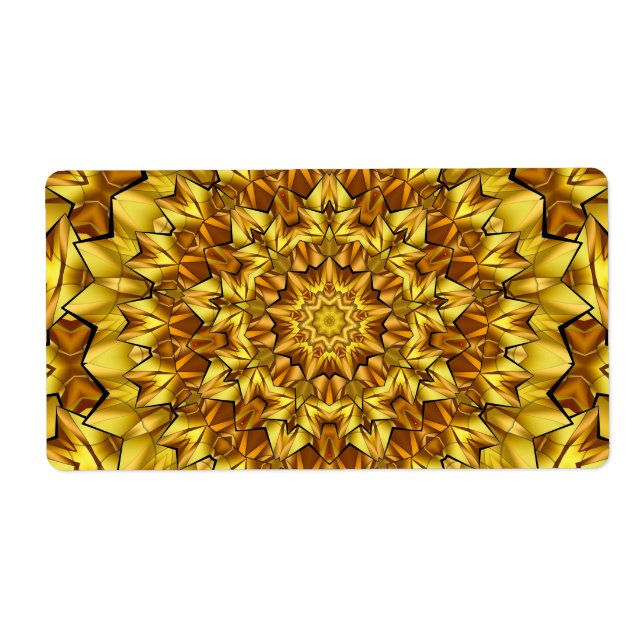 Golden Mandala Antique Abstract Design-63495 (Vorne)