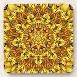 Golden Mandala Antique Abstract Design-63495 Getränkeuntersetzer