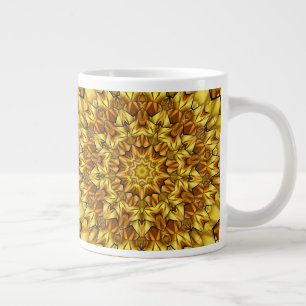 Golden Mandala Antique Abstract Design-63495 Jumbo-Tasse