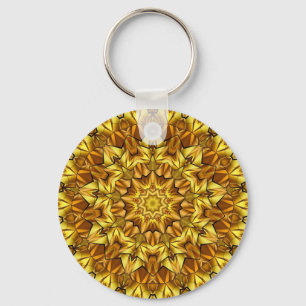 Golden Mandala Antique Abstract Design-63495 Schlüsselanhänger