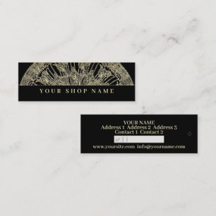 Golden Mandala - Preis-Tag - Visitenkarte