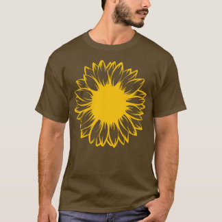 Golden Mandala Sunflower 15 T-Shirt