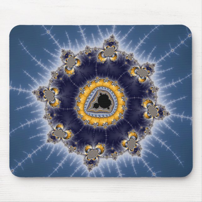 Golden Mandelbrot - Fraktal Mousepad (Vorne)