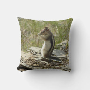 Golden Mantled Ground Eichhörnchen am Glacier I Kissen