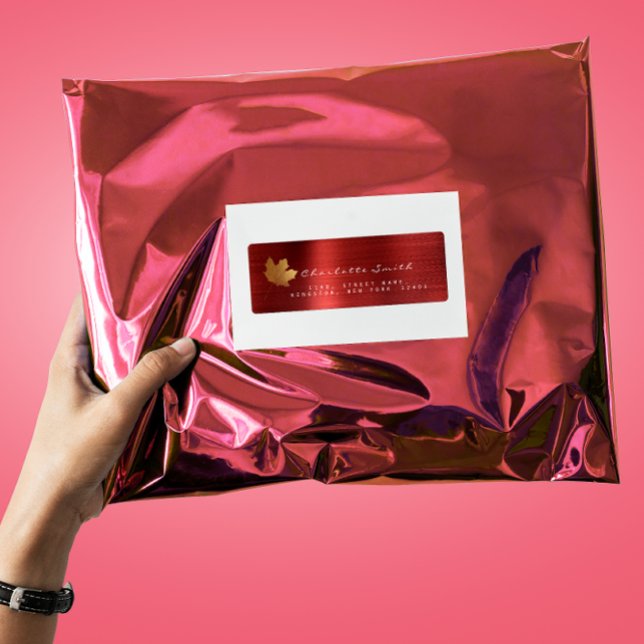 Golden Maple Leaf Ruby Red Steel UAWG Labels (Von Creator hochgeladen)