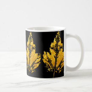 Golden Maple Leaf Tasse