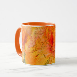 Golden Marigold Blume Tasse