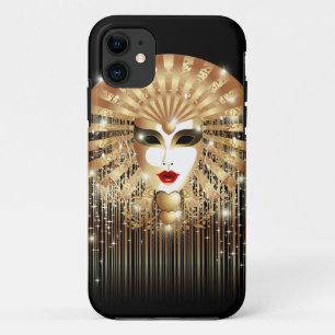 Golden Mask Mardi Gras iPhone 5 Hülle