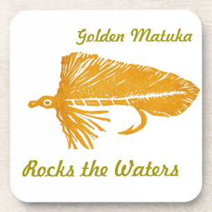 "Golden Matuka" Streamer Fly Untersetzer