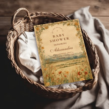 Golden Meadow Heirloom Baby Shower