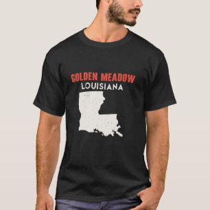 Golden Meadow Louisiana USA Staat America Travel L T-Shirt